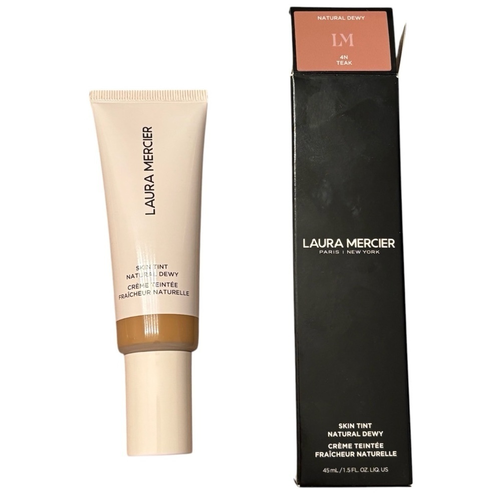 Laura Mercier Long-Wear Tinted Moisturizer Natural Dewy Hyaluronic Acid 4N Teak - Picture 3 of 15